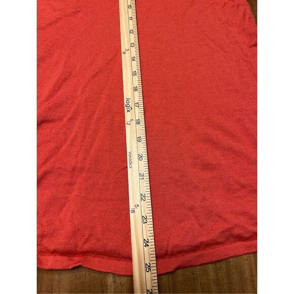 J Jill 100% Merino Wool Sweater Womens Size Medium Petite Salmon V-neck - Picture 6 of 6